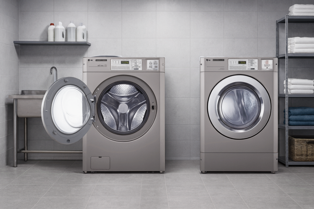 lavadora y secadora semi industrial LG 15 kg para hoteles